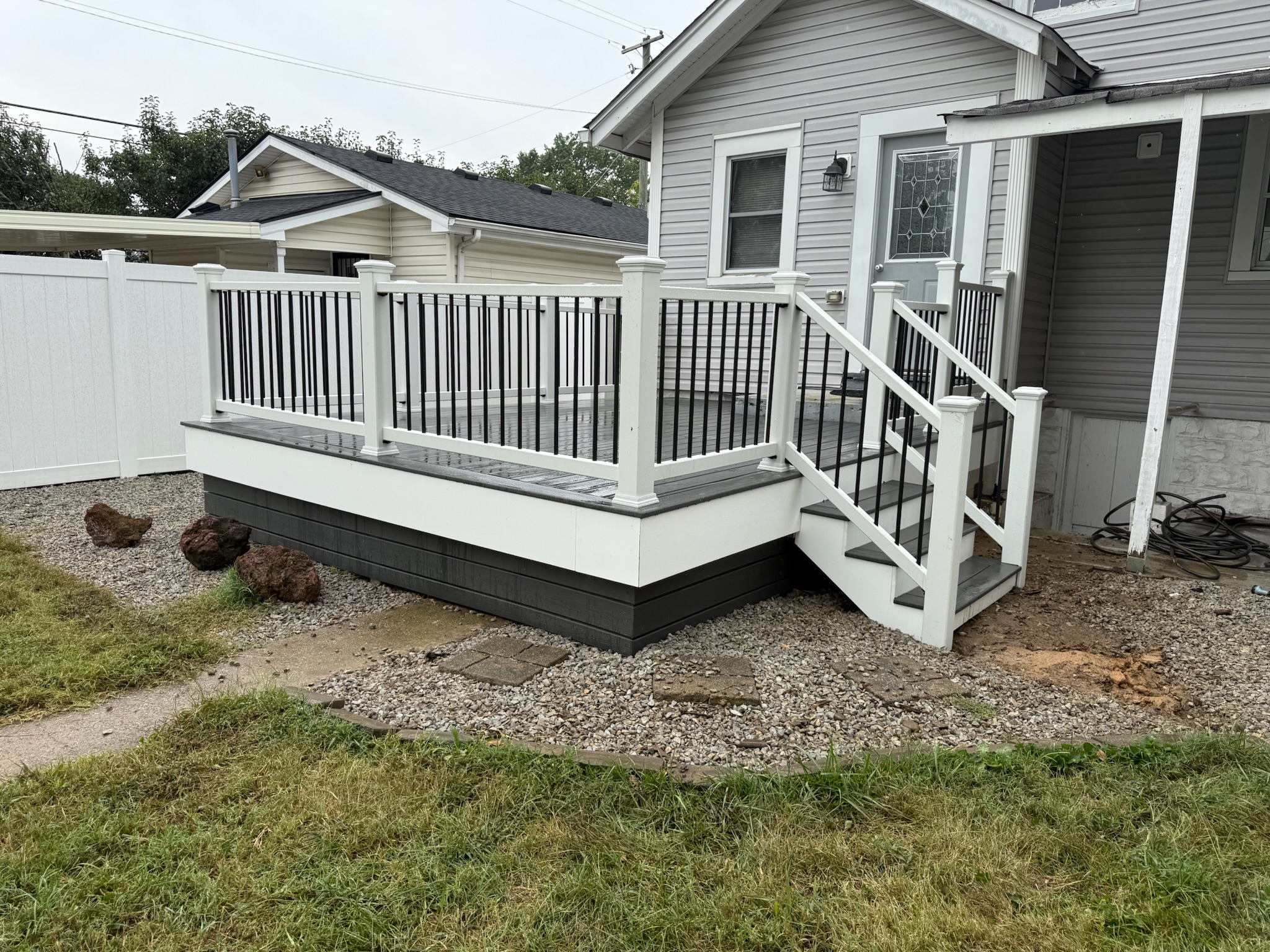 Deck project in Louisville