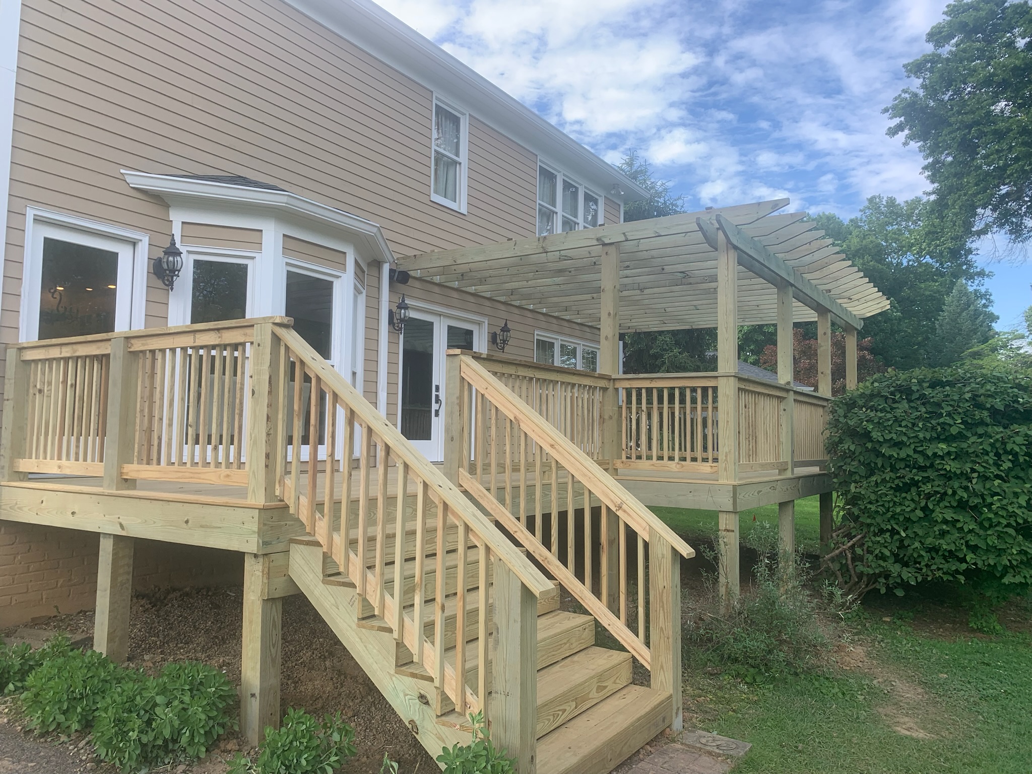 Deck project in Louisville