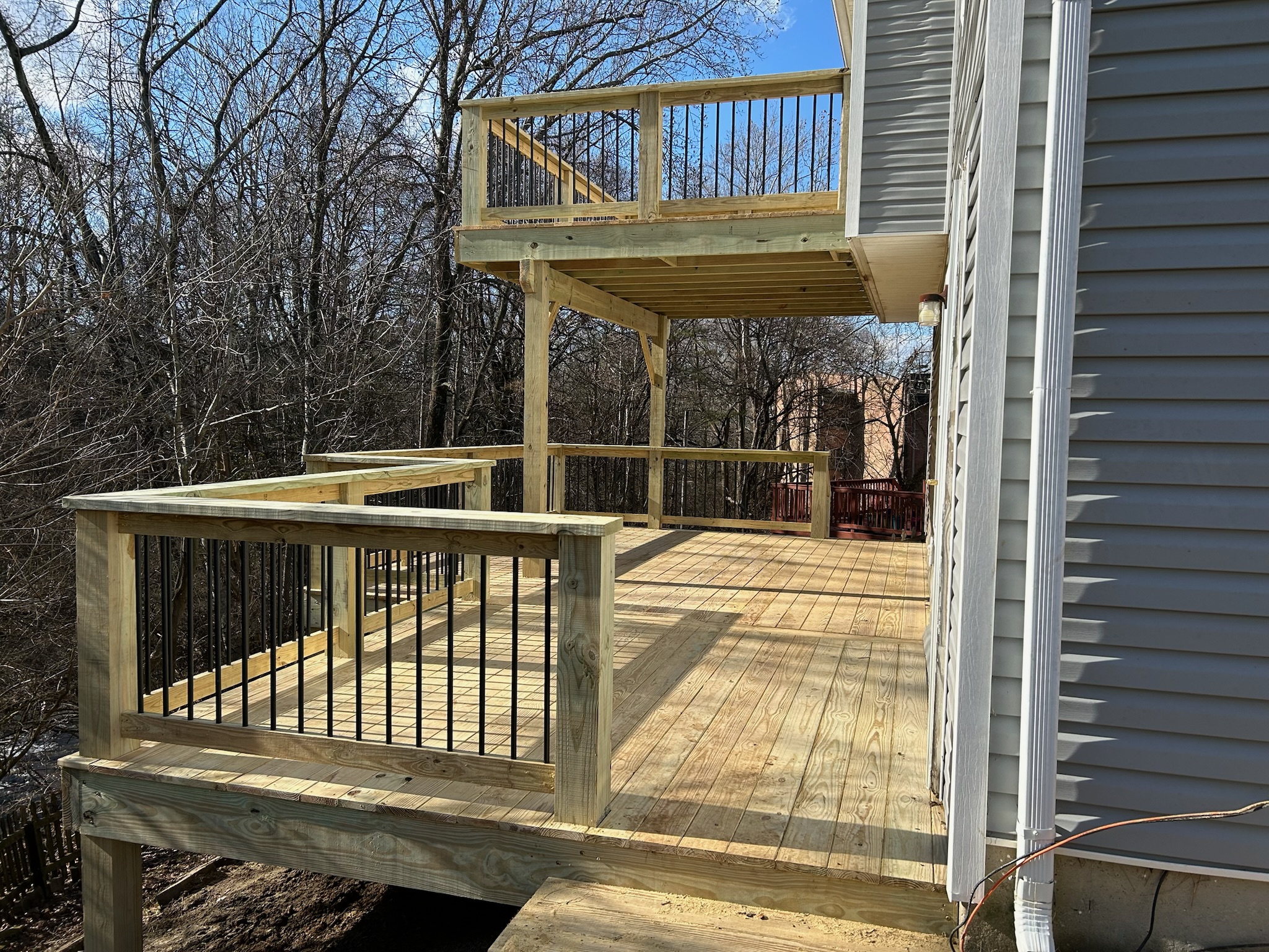 Deck project in Louisville