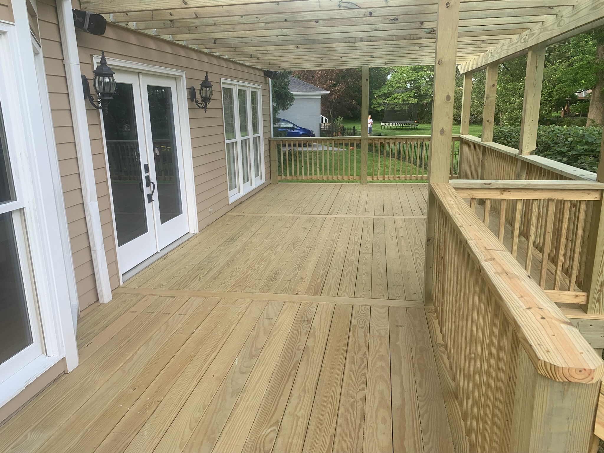 Deck project in Louisville