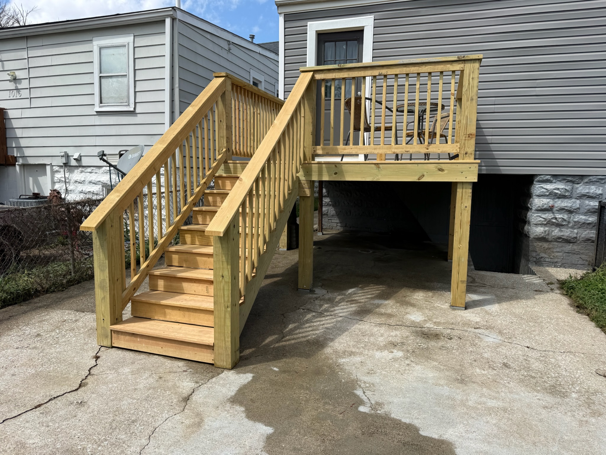 Deck project in Louisville