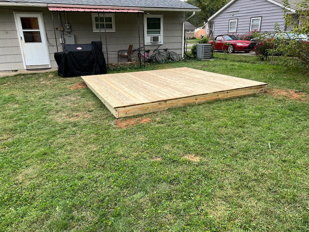 Deck project photo