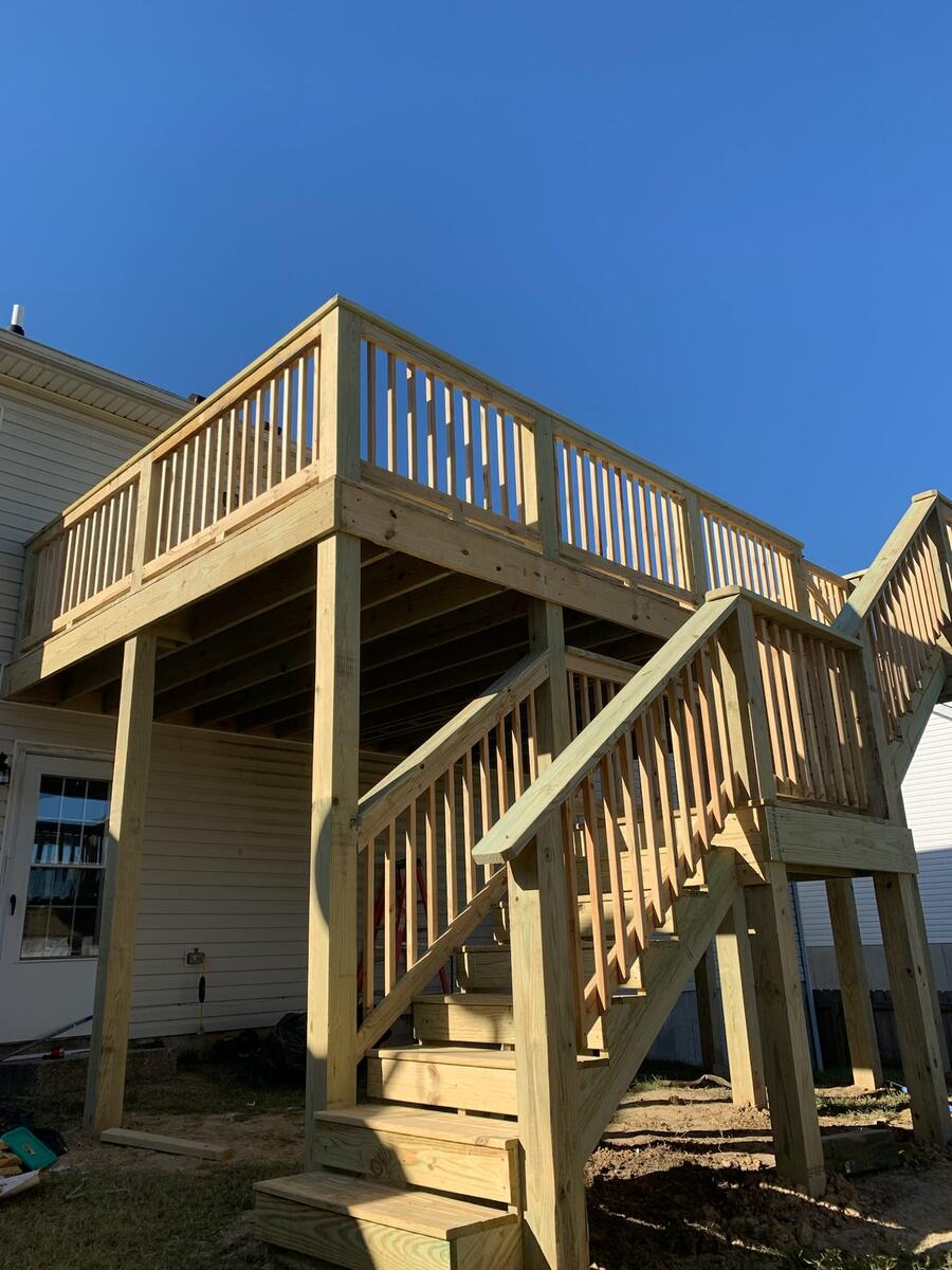 Deck project photo