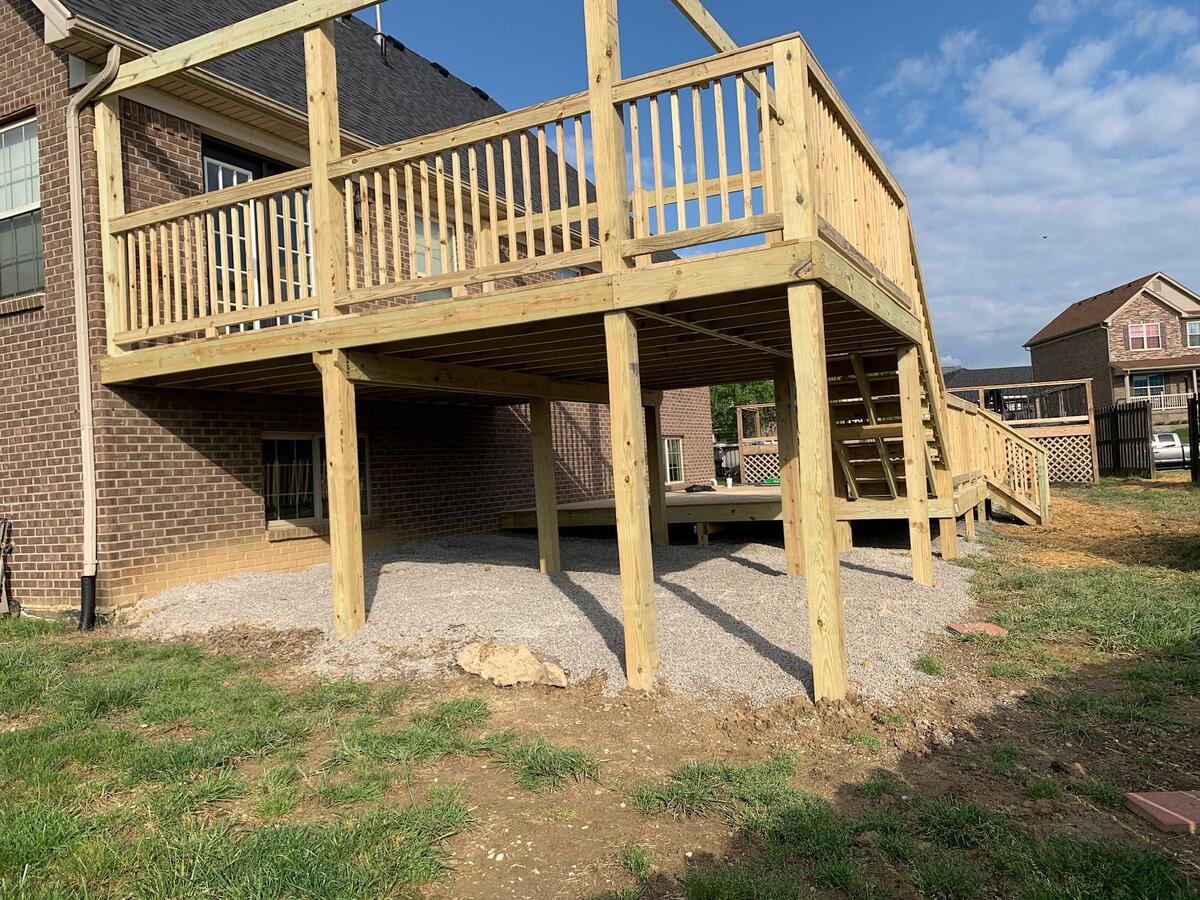 Deck project photo