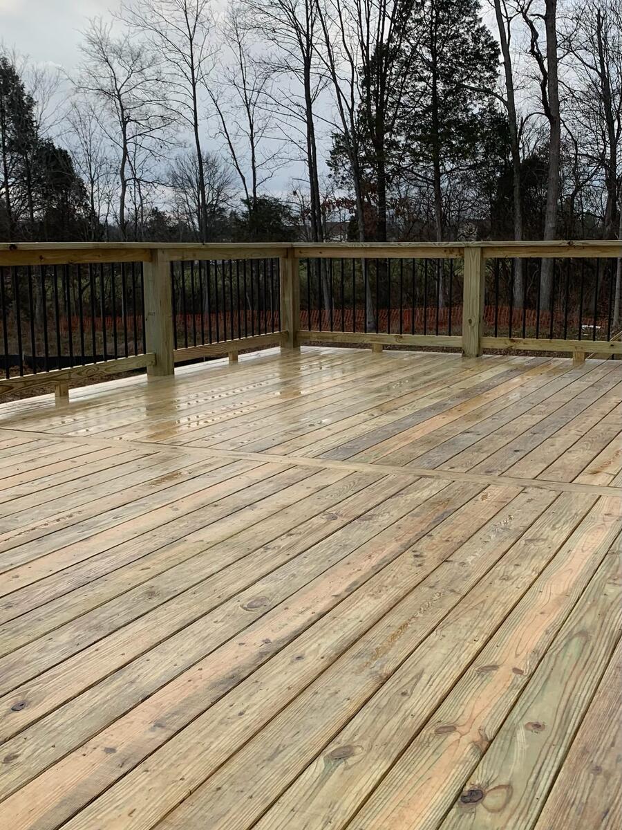 Deck project photo