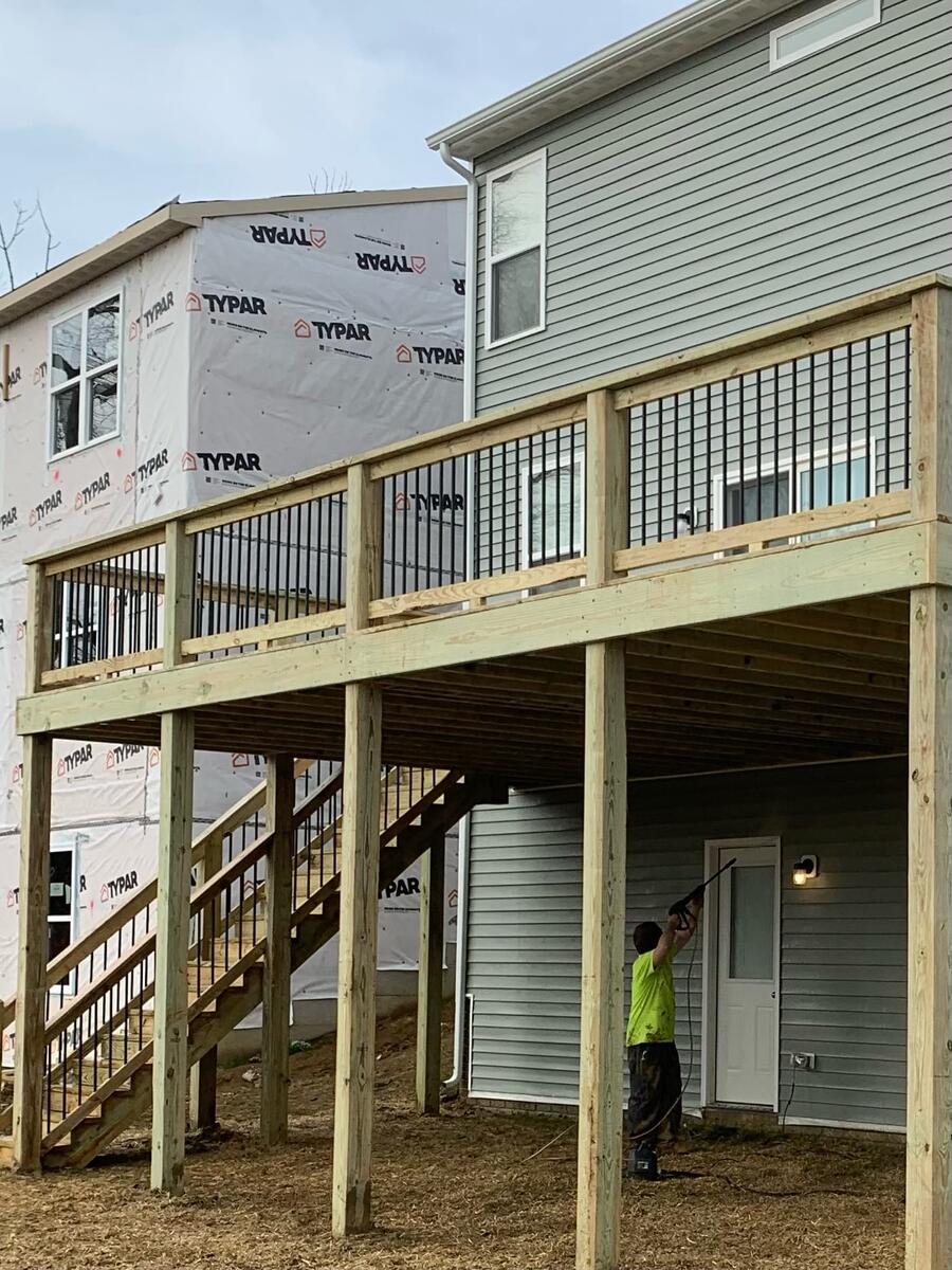 Deck project photo