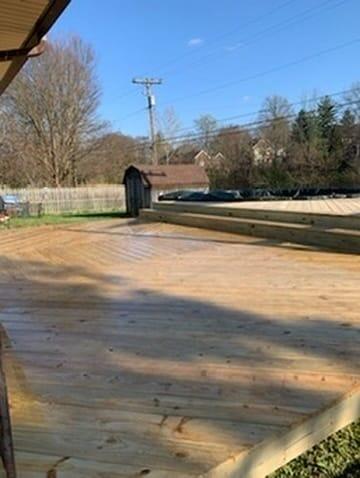 Deck project photo