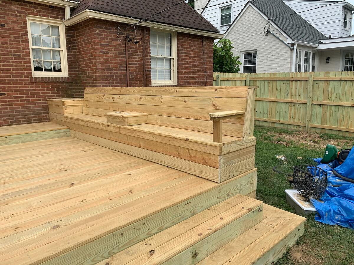 Deck project photo