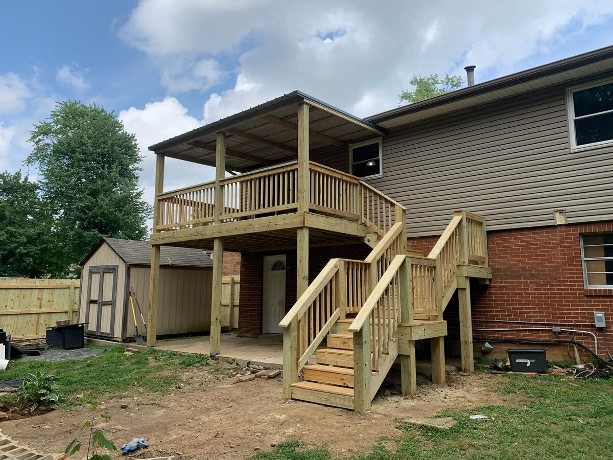 Deck project photo