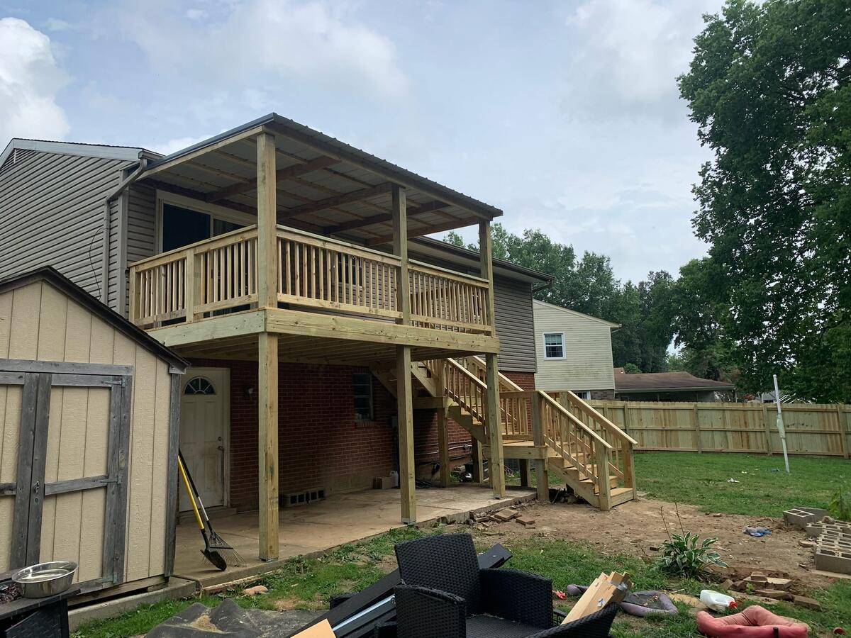 Deck project photo