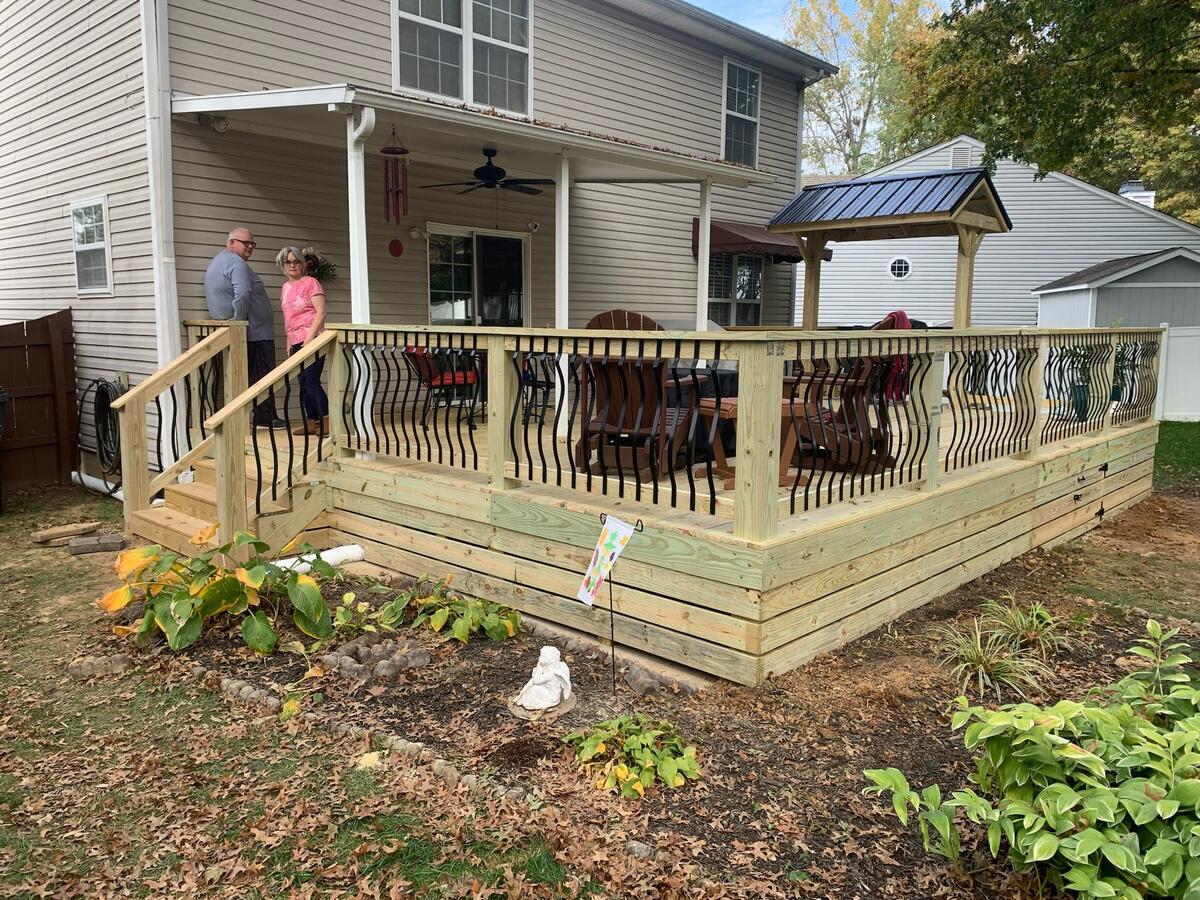 Deck project photo