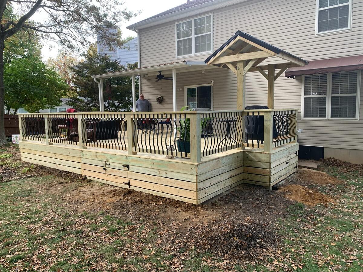Deck project photo
