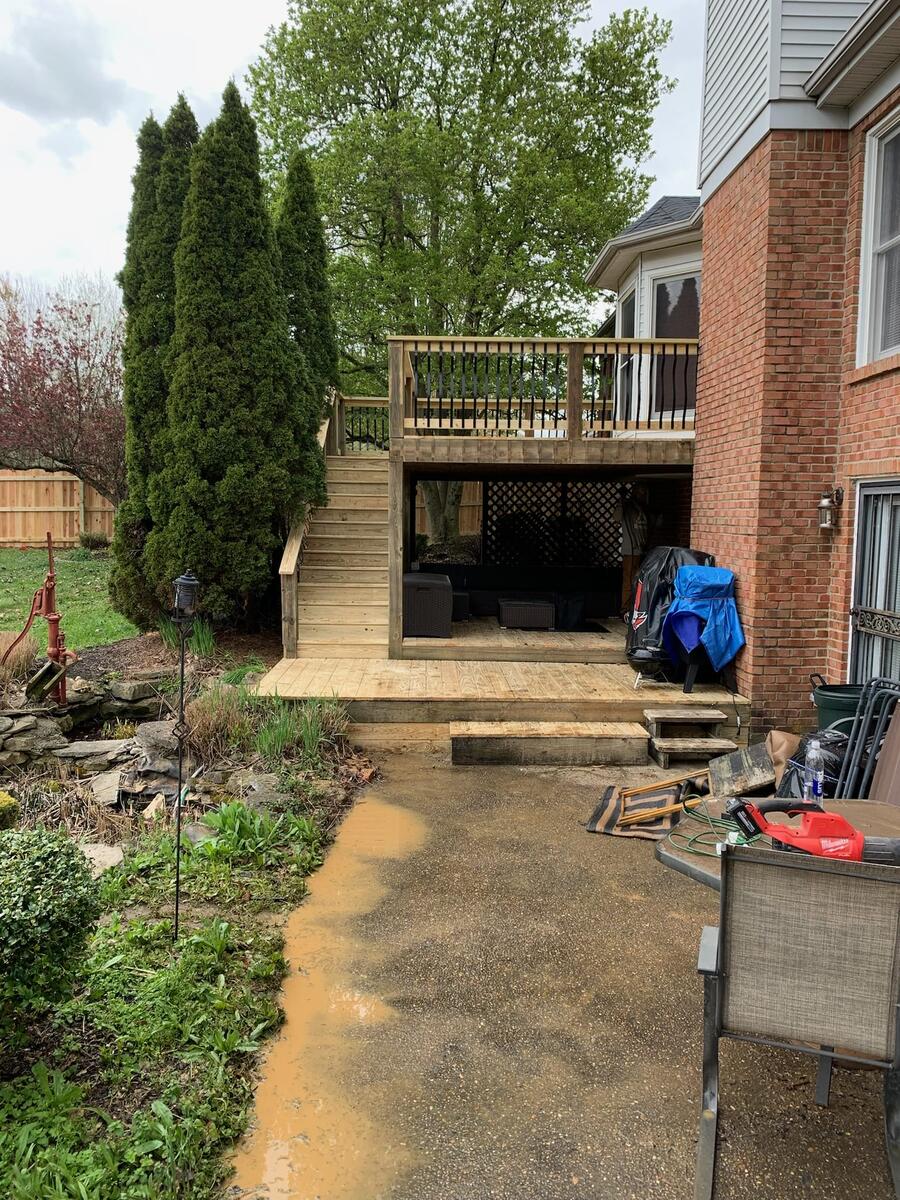 Deck project photo