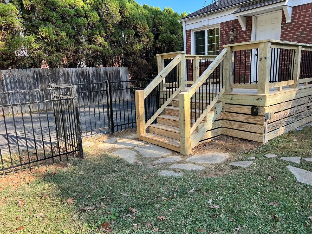 Deck project photo