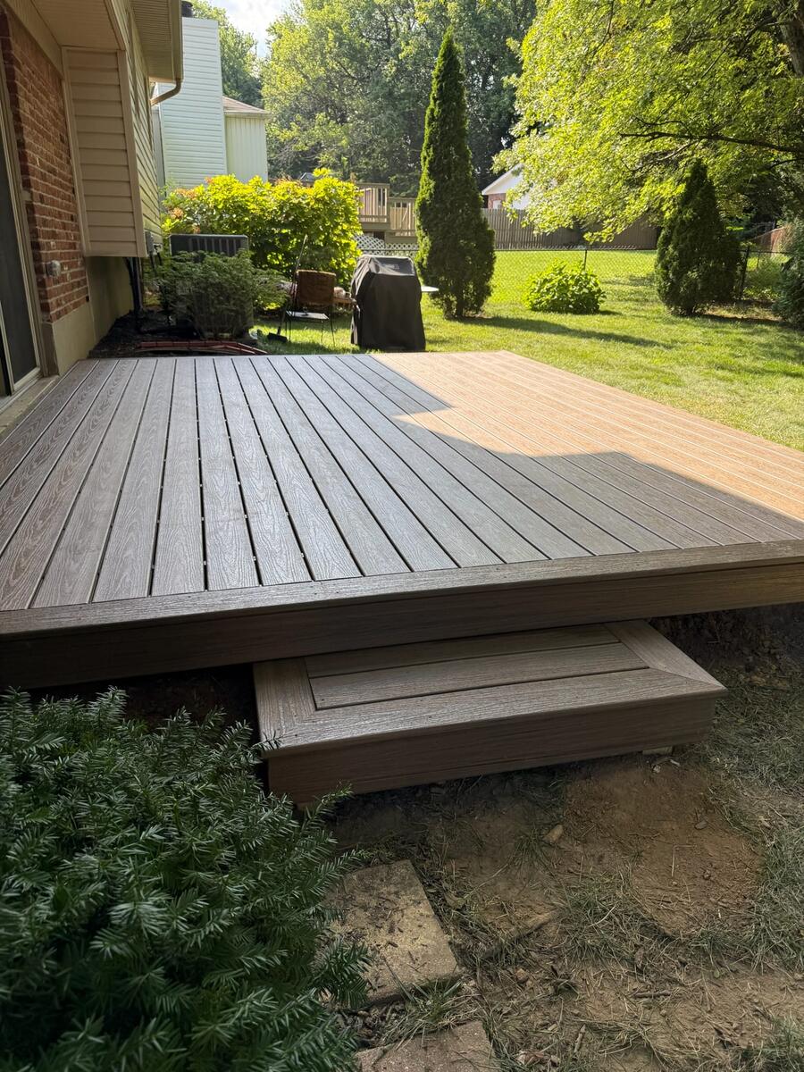 Deck project photo