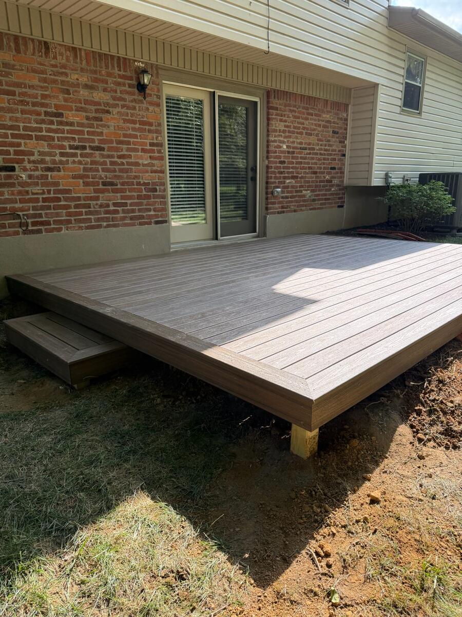 Deck project photo