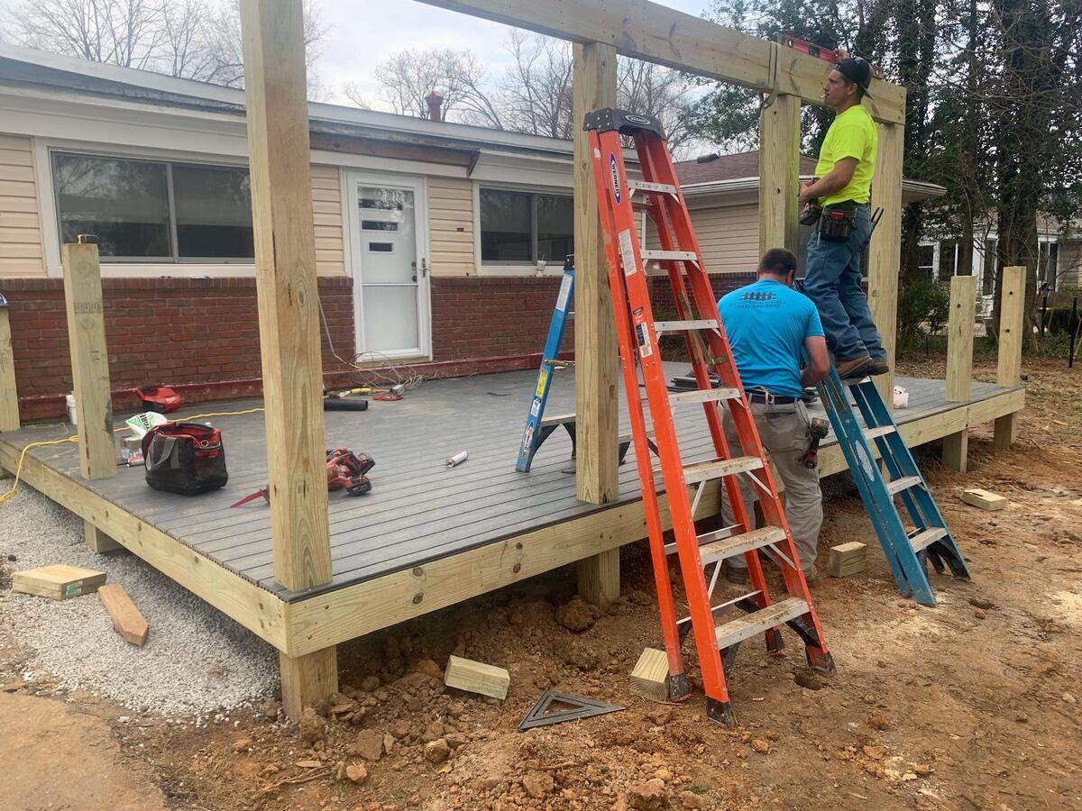 Deck project photo