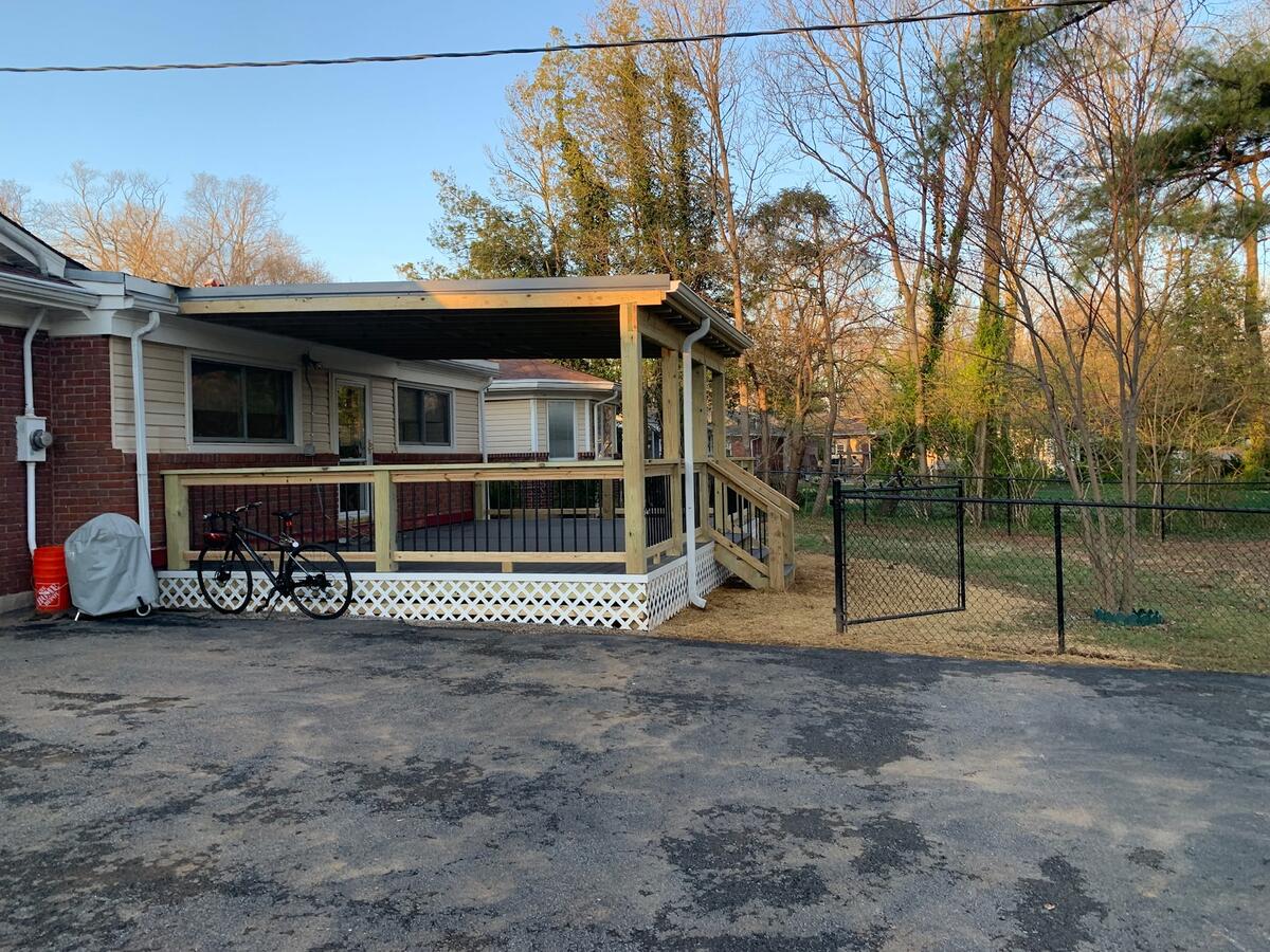 Deck project photo