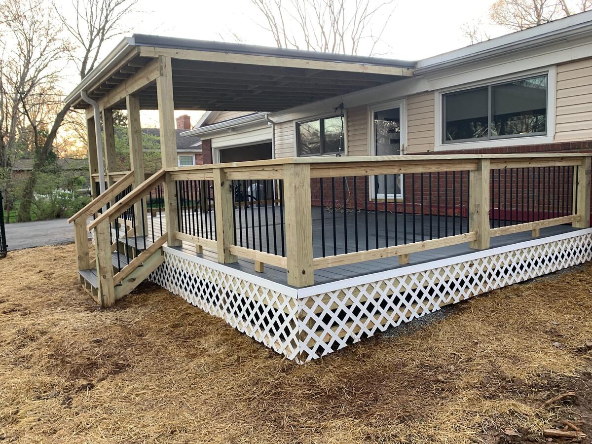 Deck project photo