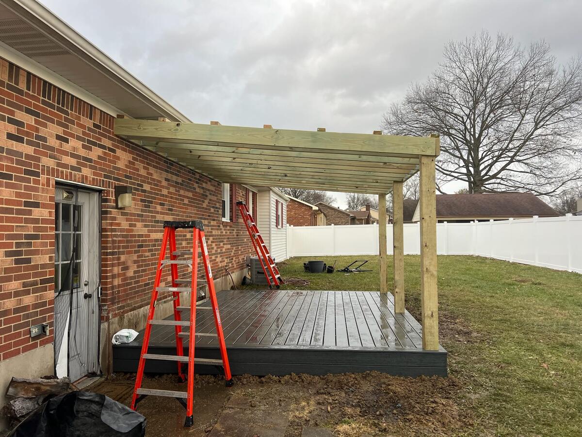 Deck project photo