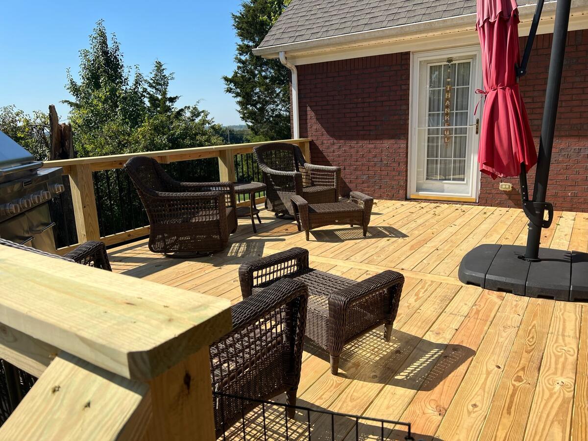 Deck project photo