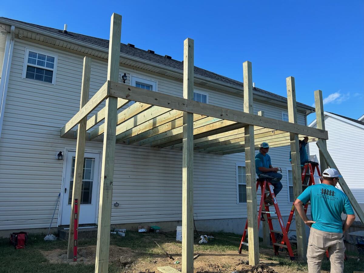 Deck project photo