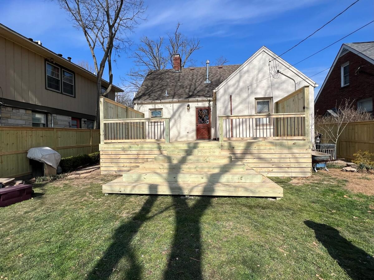 Deck project photo