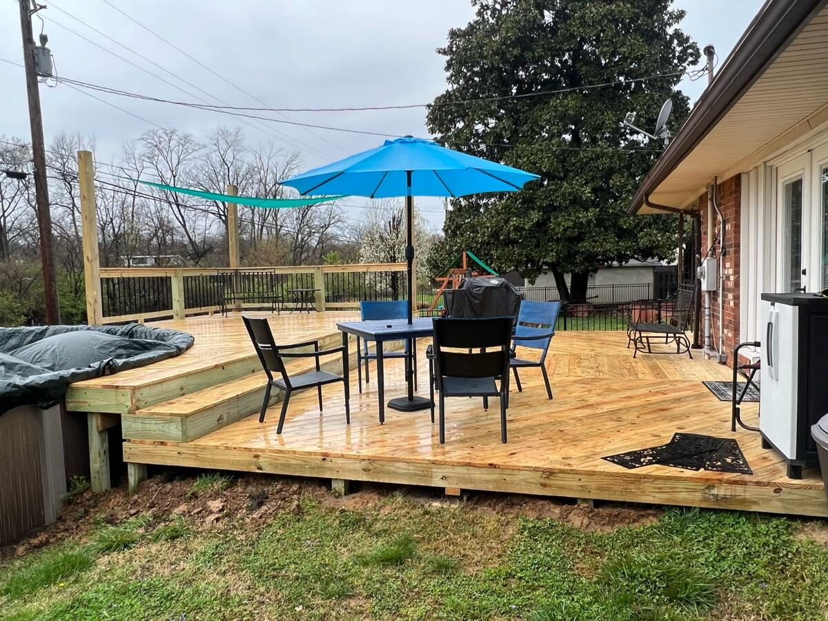 Deck project photo