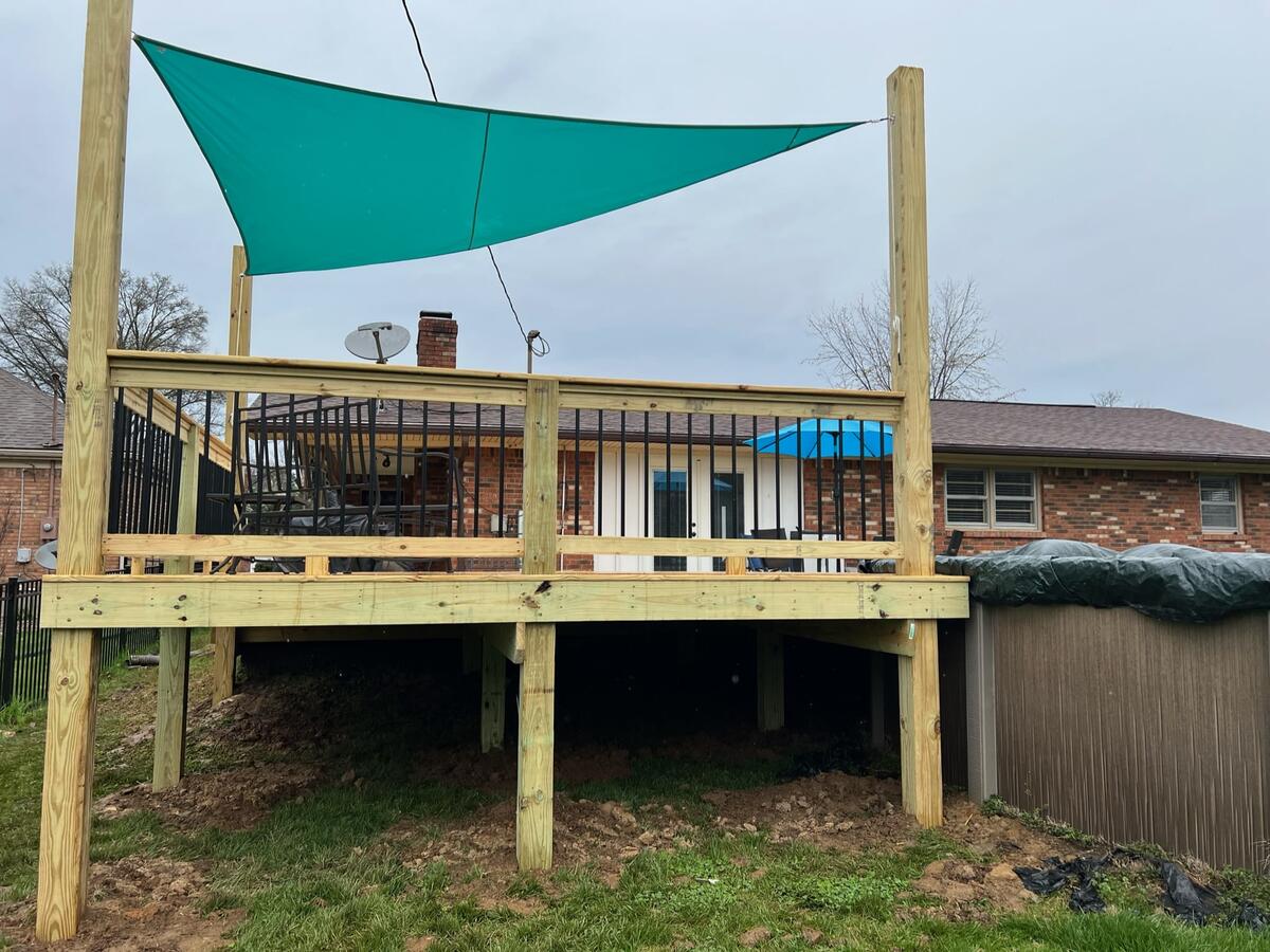 Deck project photo