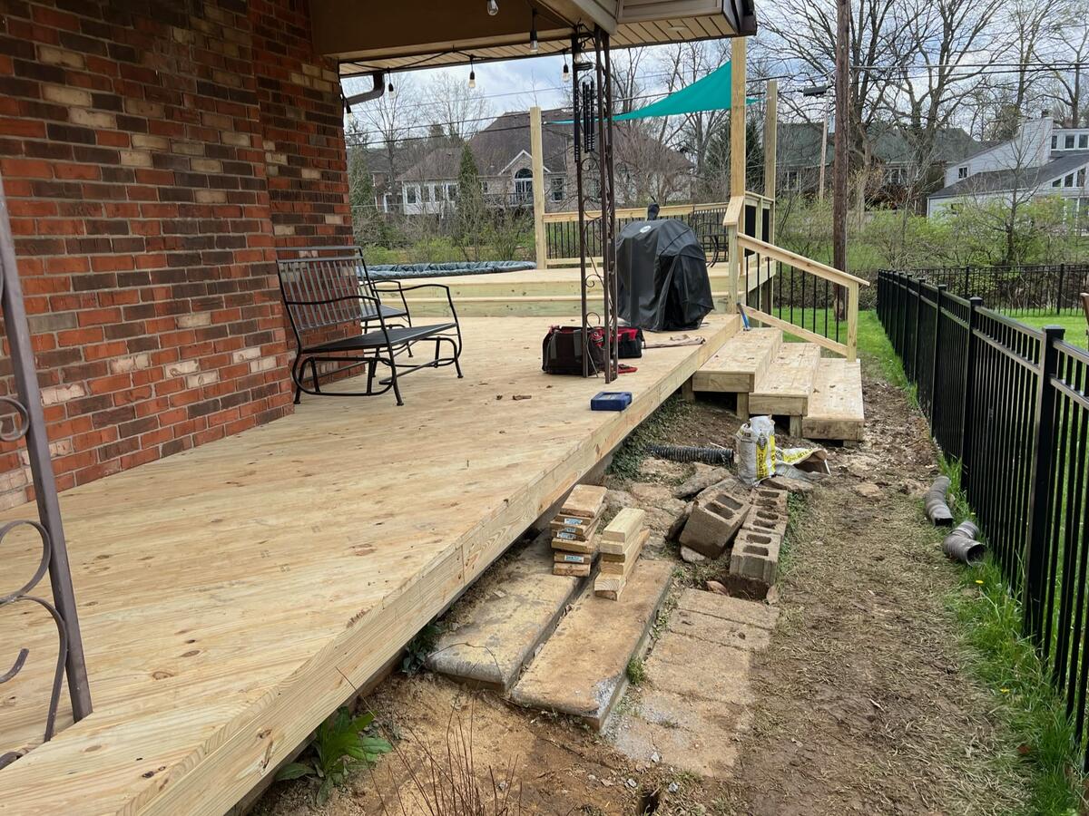 Deck project photo