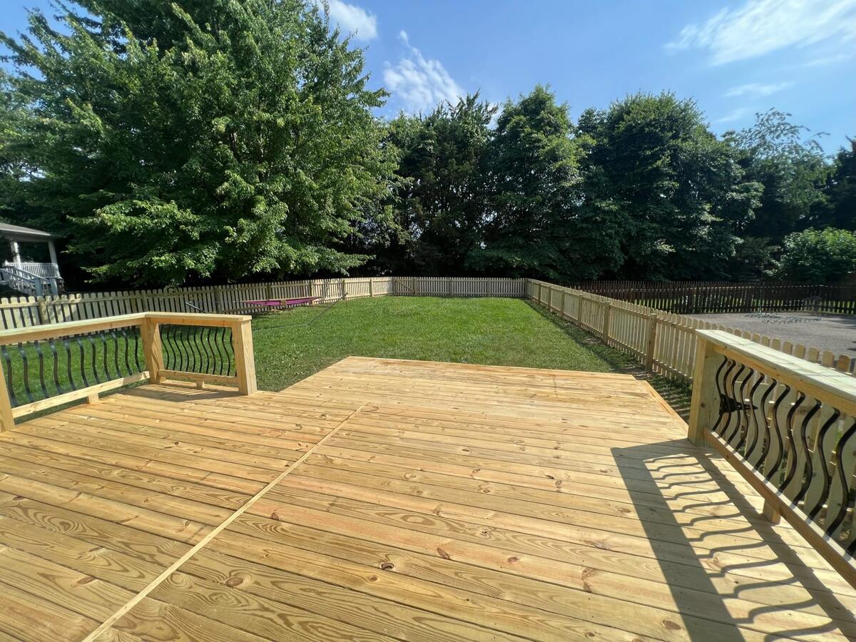 Deck project photo
