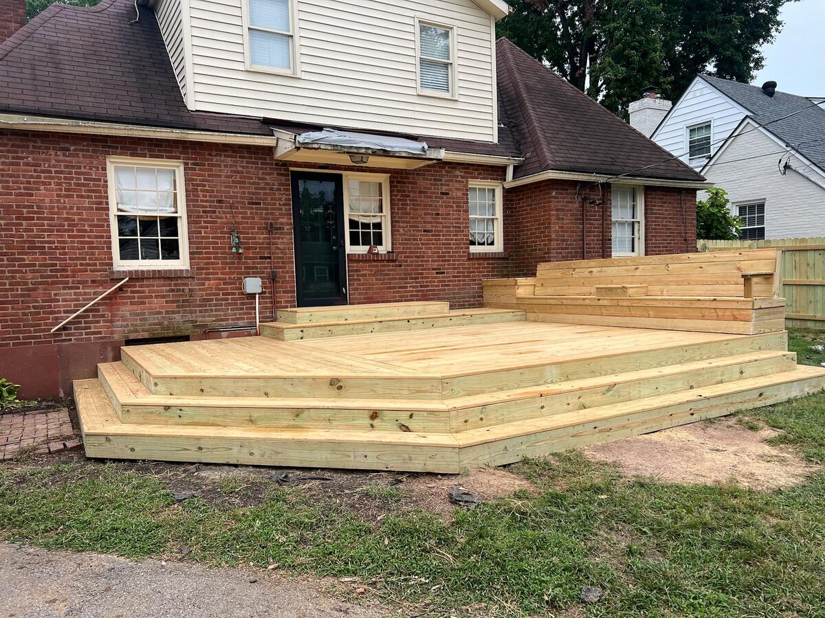 Deck project photo